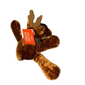 Hallmark Kiss Kiss Reindeer Bean Bag Plush Stuffed Animal Toy